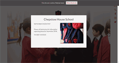 Desktop Screenshot of chepstowhouseschool.co.uk